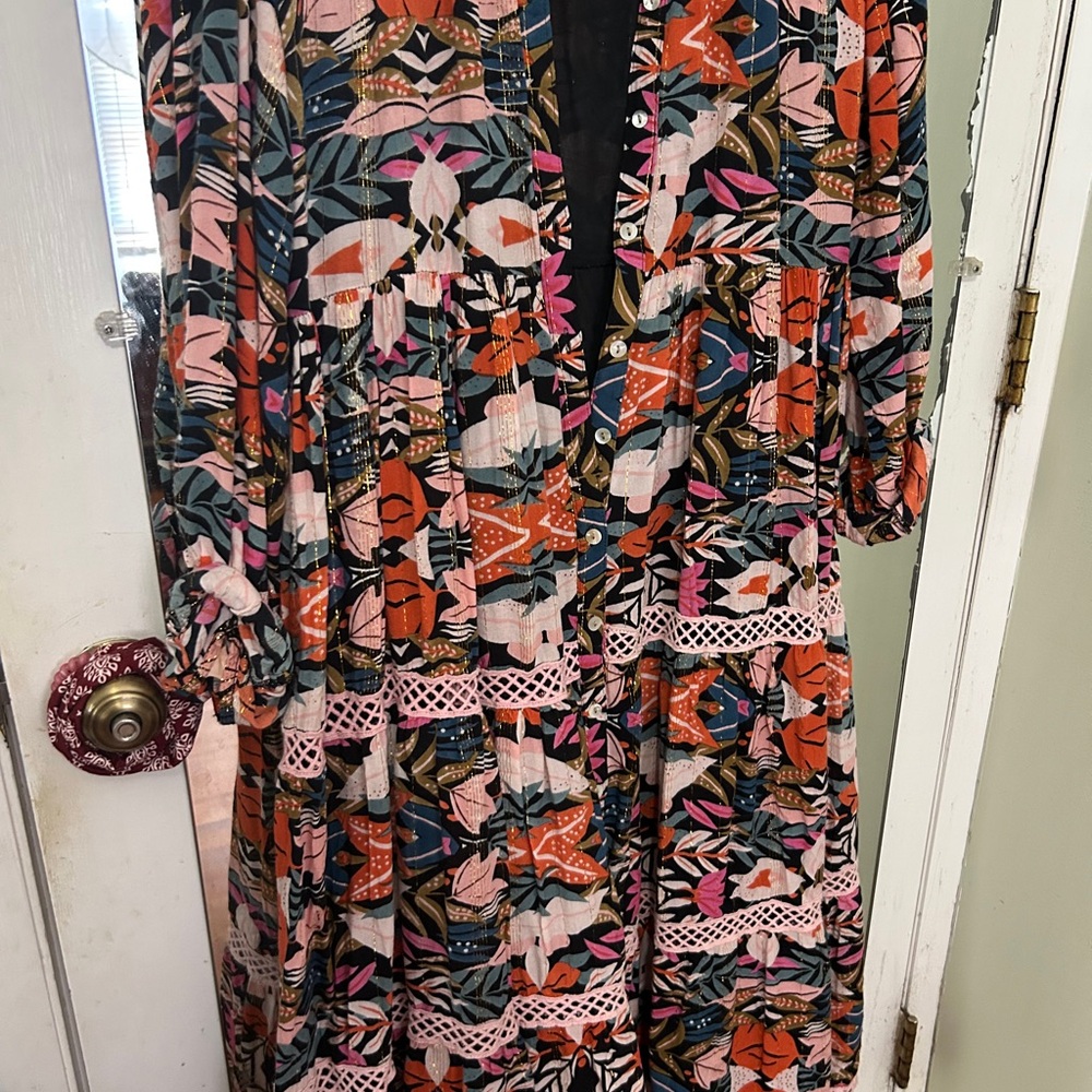 Barok Multicolor Patterned dress - Picture 2 of 9